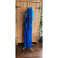 Vintage Chinese Dragon Robe Embroidered Blue Silk Esme