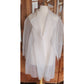 Vintage 90s Sheer White Jacket White Organza Victoria March Chicago Designer