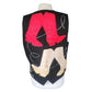 Vintage Womens Vest "Hooked On Country" Cowboy Boots Horse Equestrian Applique / Large