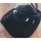 Vintage 1930s Hat Black Velvet Art Deco Modernist Avant Garde Austelle