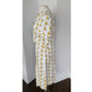 Vintage 60s Clocks Novelty Print Dress + Jacket Set Gold Pocket Watch