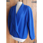 Vintage 1980s Blue Wool Blazer Louis Feraud