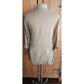 Vintage 90s Jil Sander Pant Suit Beige Ramie Nehru Jacket + Slacks