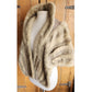 Vintage 1950s Silver Mink Fur Wrap Stole by Hoffman-Morton