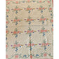 Vintage 30s 40s Quilt Appliqué Floral Bouquet with Swag Border Cheddar Cotton