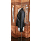 Vintage 1990s Caché Leather Blazer Tailored Lambskin Single Button
