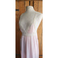 70s Pink Slip Dress Negligee Ankle Length Nightgown Barad