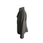 2010 Armani Collezioni Blazer Gray Microgrid Wool High Collar / L