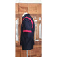 Vintage 1990s Prada Men Polo Shirt Linea Rossa Sport Red Tab Navy Blue Small
