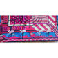 Vintage 2010s Hermes Scarf Steeple Chase Purple Silk Twill Equestrian