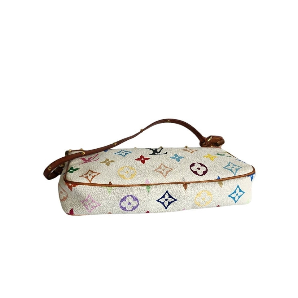 Vintage Louis Vuitton Monogram Multicolor Pochette Accessoires M92649 Murakami
