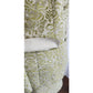 Vintage 80s ESCADA COUTURE Skirt Suit Green Cream Silk Jacquard Leafy Print / L