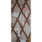 Vintage 90s Paloma Picasso Scarf Silk Brown Beige Novelty Print Bulletin Board