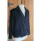 Vintage 80s St John Knit Sweater Jacket in Black, Wrap Style