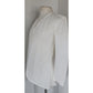 Vintage 1990s GIORGIO ARMANI BLACK LABEL Jacket White Linen Blazer / Medium
