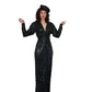 Vintage 80s Black Sequined Evening Dress Oleg Cassini / M