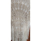 Vintage Cream Crochet Lace Piano Shawl Oversized Macrame Silk Ribbon Wrap Fringed