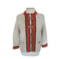 Vintage 1970s Brooks Brothers Cardigan Nordic Clasp Sweater Beige Wool Denmark Danish