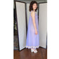 Vintage 60s Peignoir Purple Nylon Slip Dress + Robe Jenelle