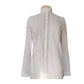 Vintage 70s Laura Ashley Blouse White Cotton Lace Crochet Neo Edwardian
