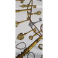 Vintage HERMÈS Silk Scarf Les Clés Clefs Keys Carré 90 Cathy Latham