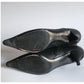 PRADA Ankle Boots Black Leather New in Box Size 38 VG++
