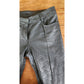 Vintage Y2k Pants Black Leather Embossed Express Low Rise