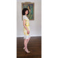 Vintage Y2K Emilio Pucci Dress Psychedelic Print Yellow Gray Swirl SATC / New with Tags Small