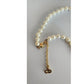 Vintage Christian Dior Necklace Clip Earrings Set Pearl Bead + Gold