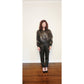 Vintage 1980s Brown Leather Jacket + Pants Suit Lanna Medium