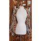Vintage 1990s Tapestry Weave Jacket Maison Christina Floral Print Button Down