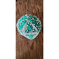 Vintage 1950s Green Beaded Cocktail Hat a la Bes-Ben