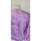 LoveShackFancy Aubrielle Top Purple Tie-Dye Blouse Cotton Lace / S