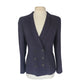Vintage 1990s Armani Blazer Navy Blue Wool Black Label Borgonuovo / S