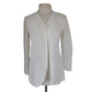 Vintage 90s GIORGIO ARMANI BLACK LABEL Jacket White Linen Blazer / Medium