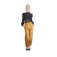 Vintage 80s Leather Pants Butterscotch Yellow