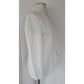 Vintage 90s GIORGIO ARMANI BLACK LABEL Jacket White Linen Blazer / Medium