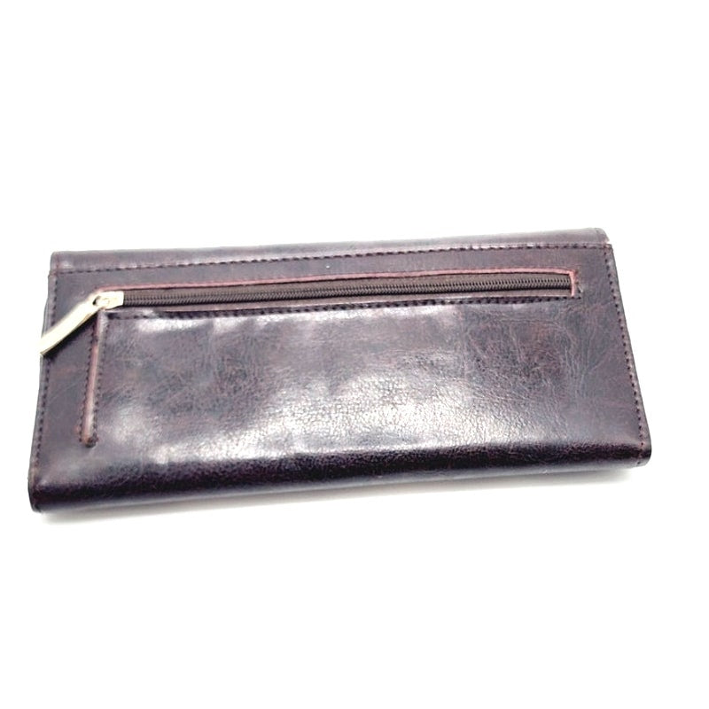 Vintage 90s Prada Clutch Wallet Leather Trifold Pocketbook