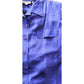 Vintage 80s Blue Silk Shirt Button Down Long Sleeves Christie & Jill