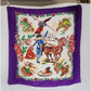 Vintage Souvenir Scarf Mexico Matador Bullfighting Print