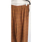 Vintage 80s Houndstooth Wool Pants Mustard Yellow Brown