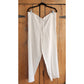 Vintage 1990s DKNY White Linen Pant Suit w/Drawstring Waist / M - L