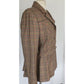 Vintage 70s Bill Blass Wool Blazer Houndstooth Wool Jacket Neiman Marcus / L