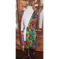 Vintage 60s Psychedelic Print Dress Rhapsody by Glazier Sleeveless Wrap Style