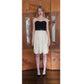 Designer Jason Wu Dress Resort 2012 Strapless Midi Bubble Skirt Ivory & Black NWT