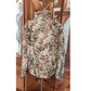 Vintage 1990s Tapestry Weave Jacket Maison Christina Floral Print Button Down