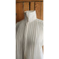 Chanel 2006 White Pleated Blouse Sleeveless Cotton Silk / M