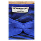 Vintage 90s Sonia Rykiel Blue Striped Sweater w/Bow