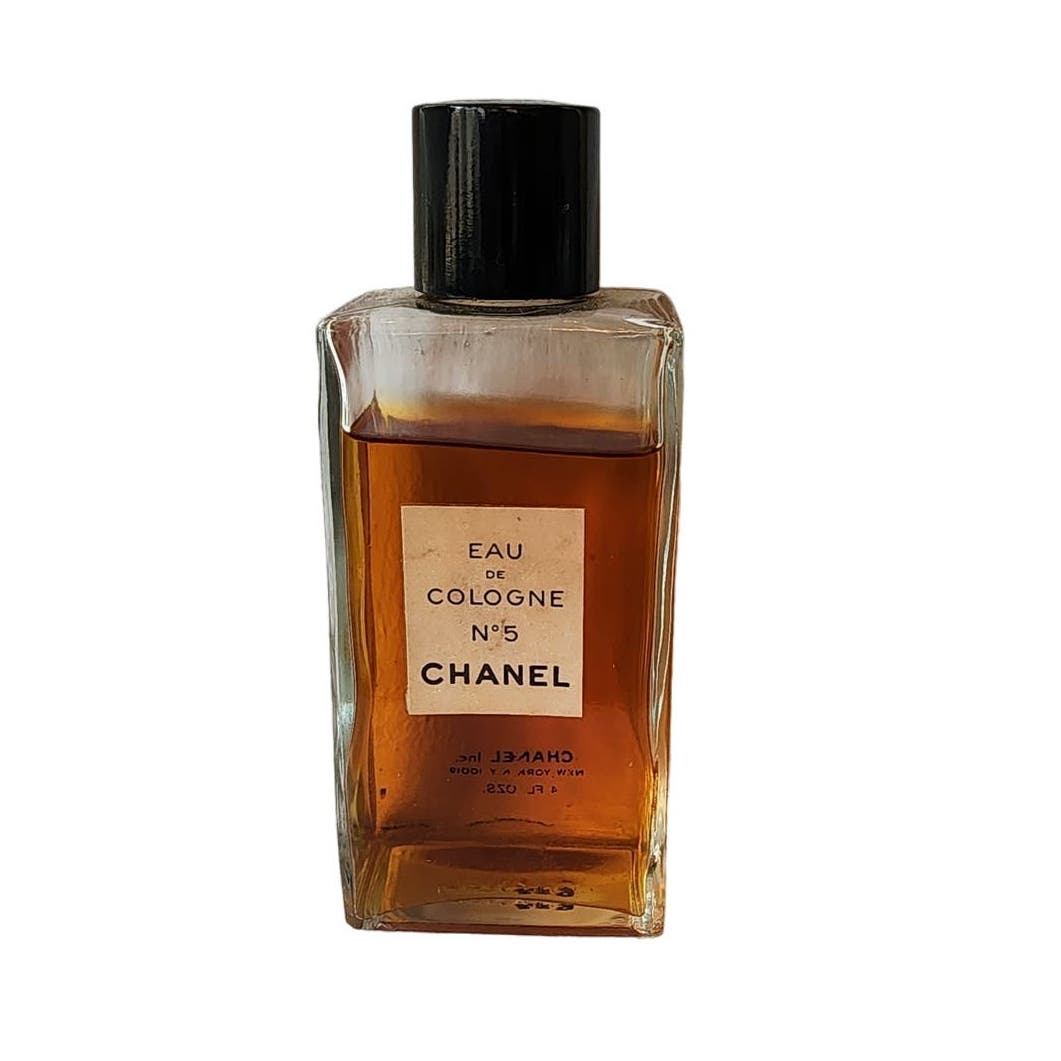 Vintage Chanel No 5 Eau de Cologne 4 fl oz - almost full