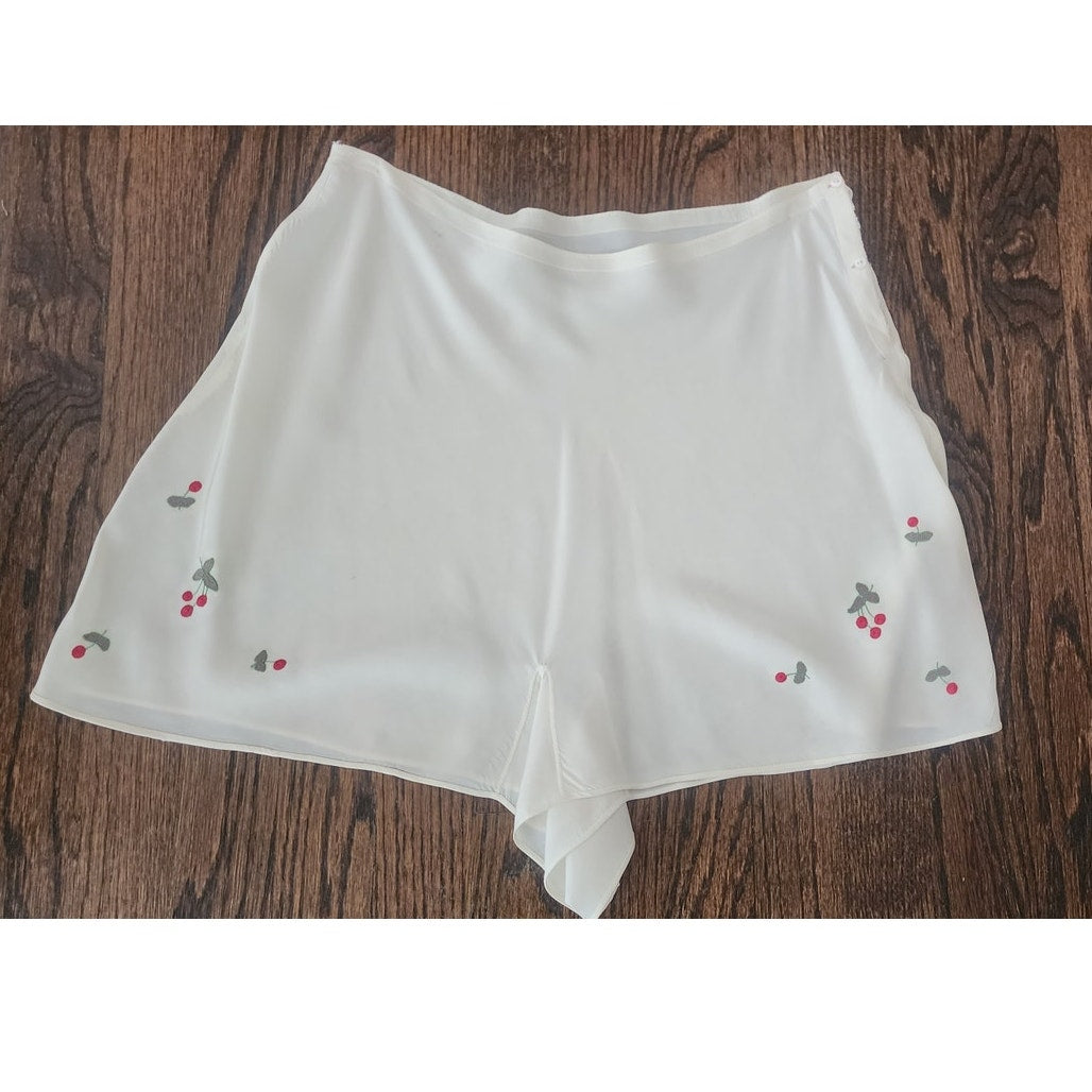 Vintage 1920s Dance Shorts Tap Pants Embroidered Rayon Flapper Lingerie